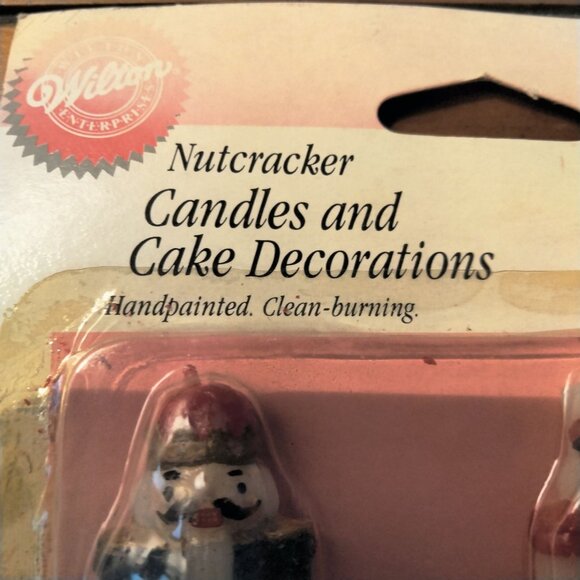 Wilton Nutcracker Handpainted Candle Cake Decorations Christmas 1994  Vintage  4 - Picture 6 of 10